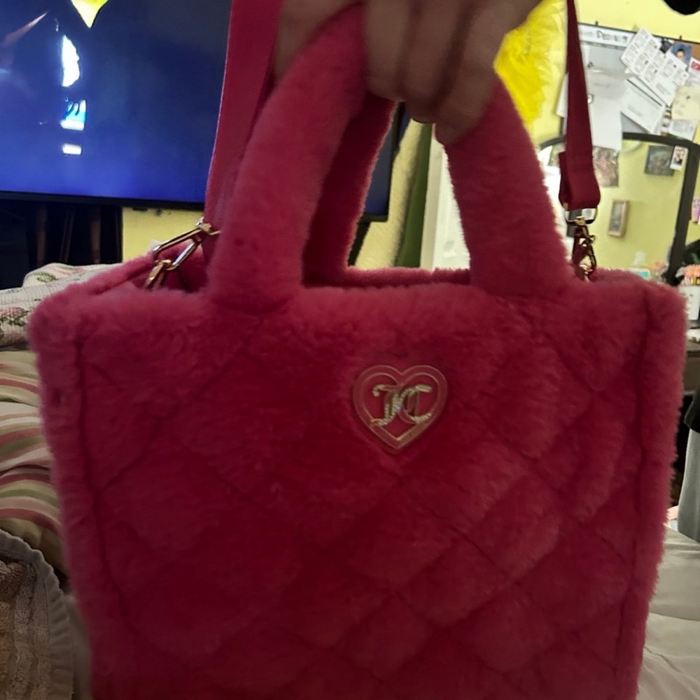Juicy Couture Pink Quilted Tote
